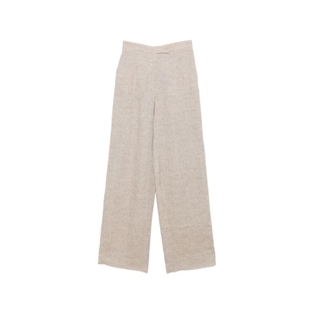 Emporio Armani Women Linen Trousers